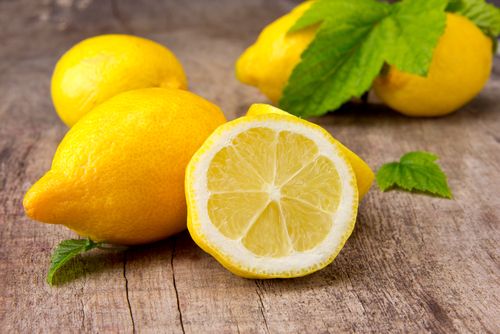 lemon hand scrub