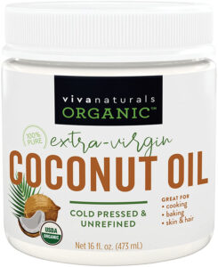 Coconut Oil for Health and Skin Care. Organic Unrefined coconut oil